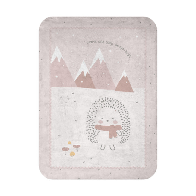 Kikka Boo Βρεφική Πολύ Μαλακή Κουβέρτα 110x140cm Hedge-hugs