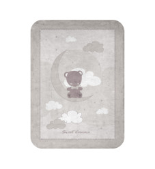 Kikka Boo Βρεφική Πολύ Μαλακή Κουβέρτα 110x140cm Dream Big Beige