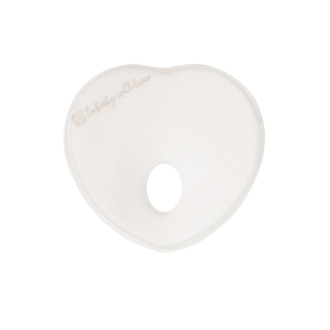 Kikka Boo Βρεφικό Εργονομικό Μαξιλάρι Memory Foam Heart Airknit White