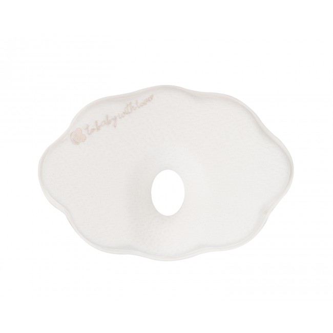Kikka Boo Βρεφικό Εργονομικό Μαξιλάρι Memory Foam Cloud Airknit White