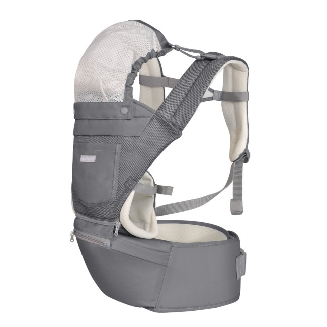 Kikka Boo Μάρσιπος 3σε1 Chloe Mesh Grey 2024