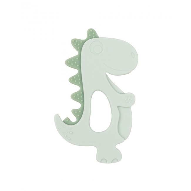 Kikka Boo Μασητικό Σιλικόνης Dinosaur Mint