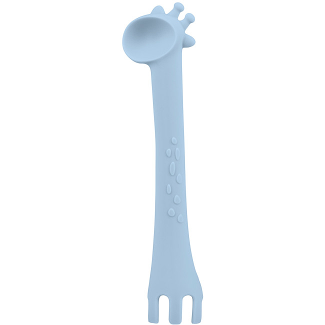 Kikka Boo Κουτάλι Σιλικόνης Giraffe Blue