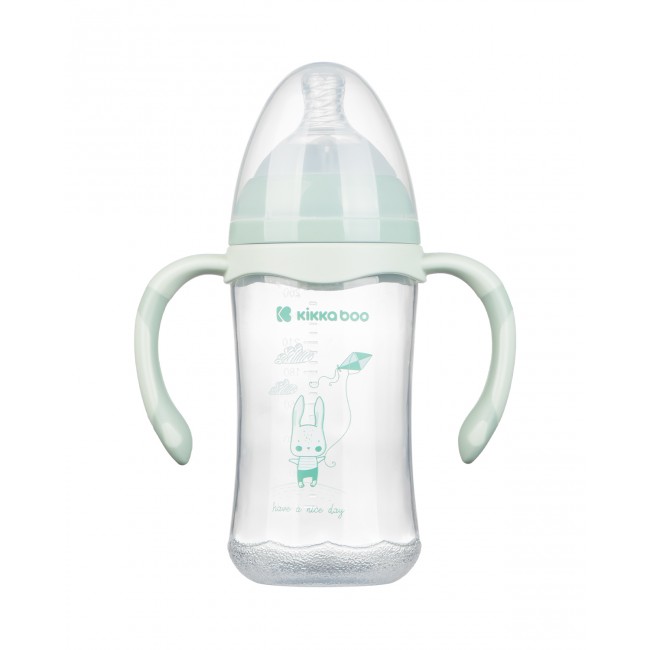 Kikka Boo Μπιμπερό PP 260ml Mint Rabbit