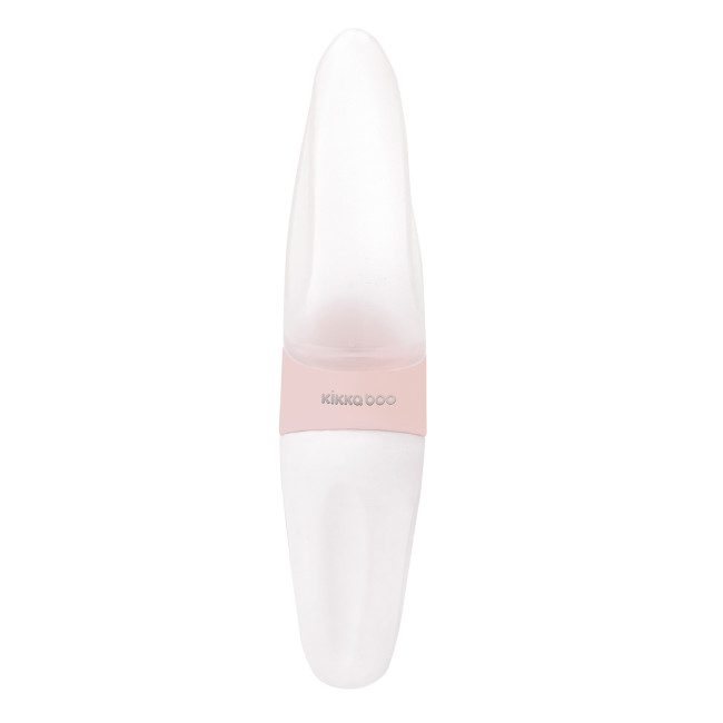 Kikka Boo Squeeze Μπιμπερό Σιλικόνης Με Κουτάλι 90ml Comet Pink