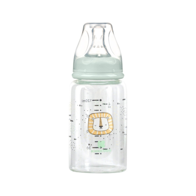 Kikka Boo Γυάλινο Μπιμπερό 120ml Savanna Mint