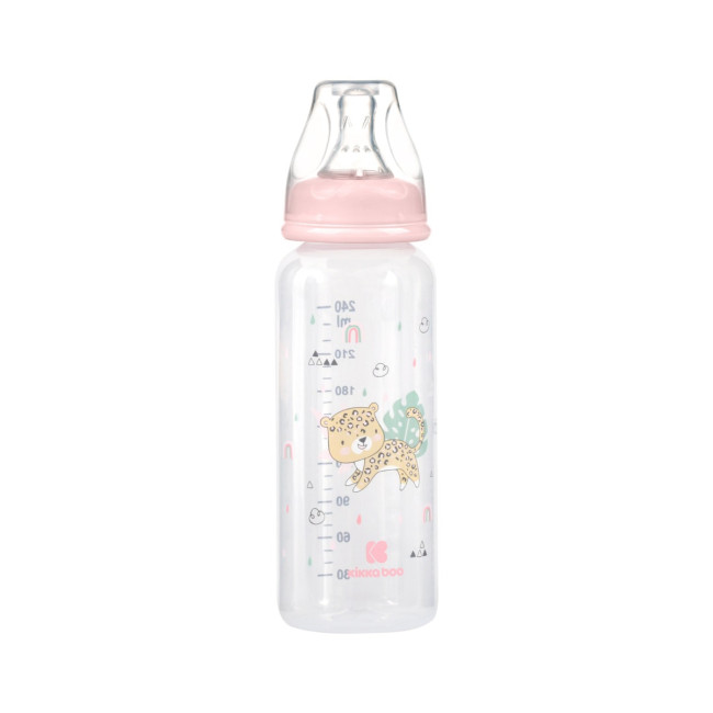 Kikka Boo Μπιμπερό PP 240ml Savanna Pink