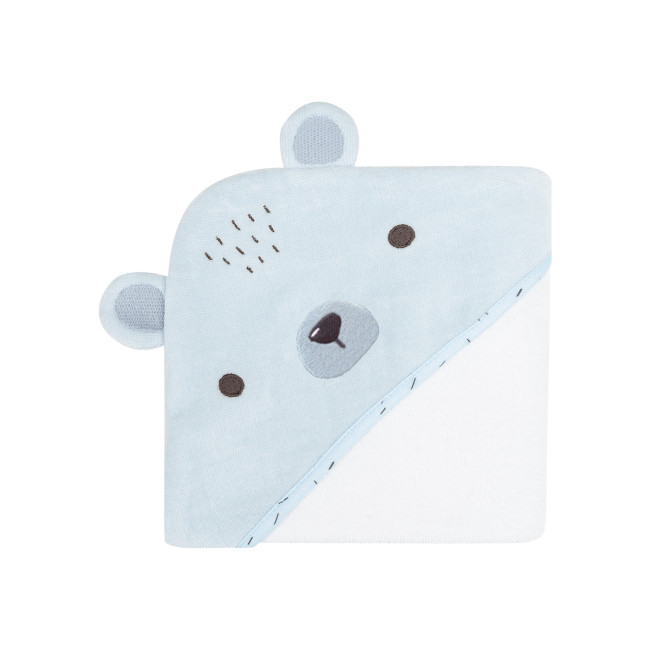 Kikka Boo Μπουρνούζι 90x90cm Bear With Me Blue