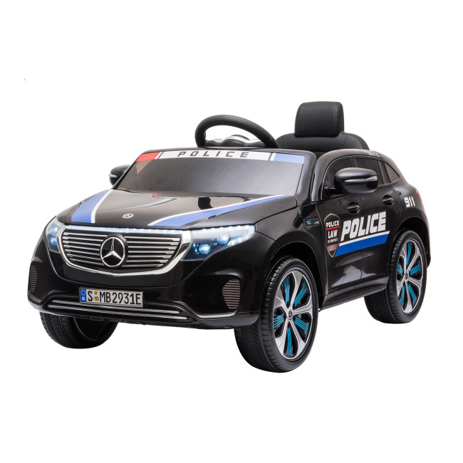 Kikka Boo Παιδικό Ηλεκτροκίνητο Αυτοκίνητο Licensed Mercedes Benz EQC400 Police Black