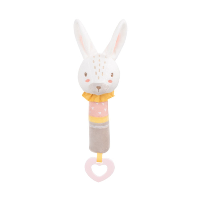 Kikka Boo Κουδουνίστρα Με Μασητικό Rabbits In Love