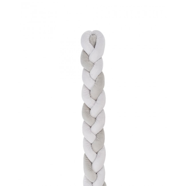 Kikka Boo Πάντα Πλεξούδα Με 3 Πλεξούδες 180x12cm Grey