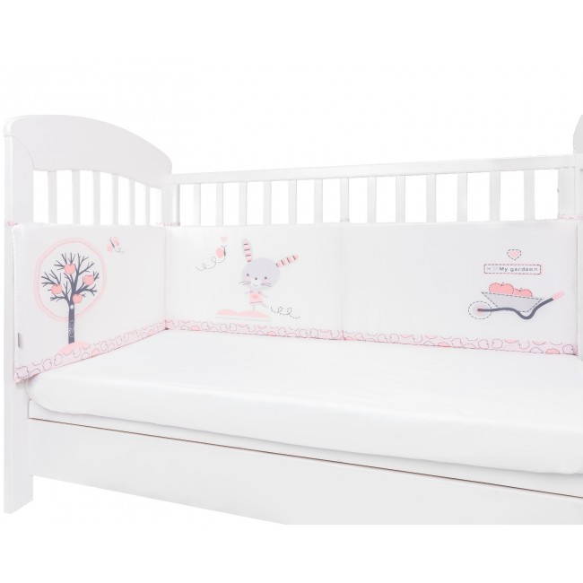 Kikka Boo Αφρώδης Πάντα Κούνιας 210cm Pink Bunny