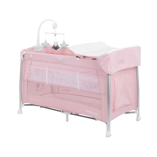 Kikka Boo Παρκοκρέβατο Playpen Dessine Moi 2 Επιπέδων Pink