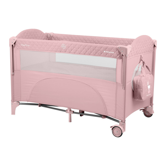 Kikka Boo Παρκοκρέβατο 2 Επιπέδων Milky Way Pink 2023