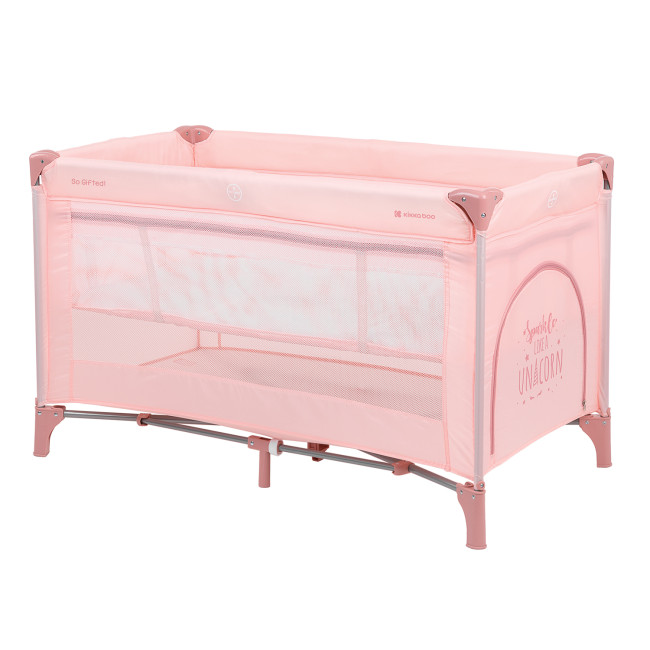 Kikka Boo Παρκοκρέβατο 2 Επιπέδων So Gifted Pink 2023