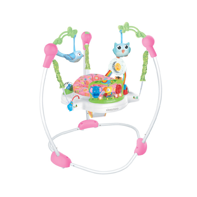 Kikka Boo Σταθερό Τραμπολίνο Forest Fun Pink
