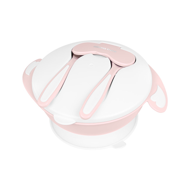 Kikka Boo Μπολ Φαγητού 4σε1 Pink