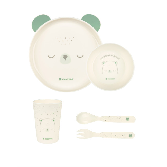 Kikka Boo PP Σετ Φαγητού Bear With Me Mint