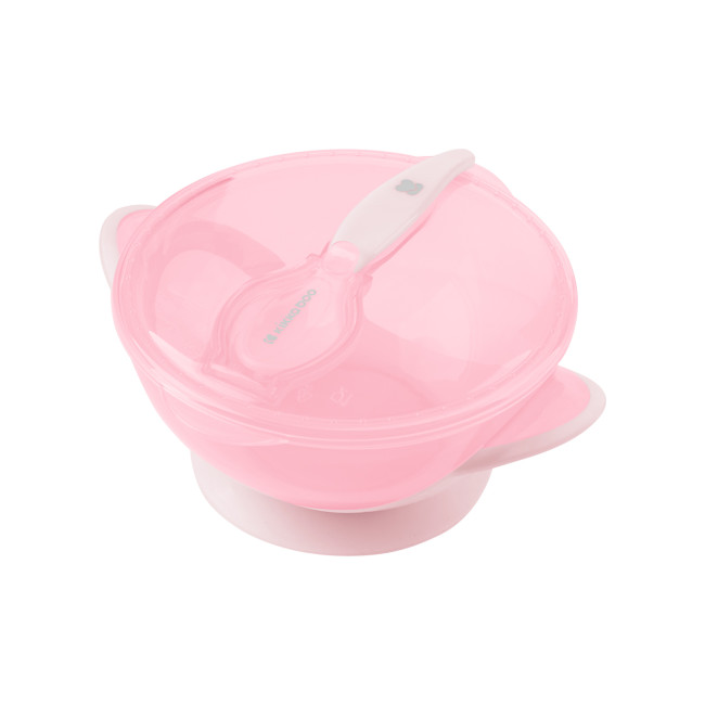 Kikka Boo Μπολ Με Κουτάλι Feedy Pink