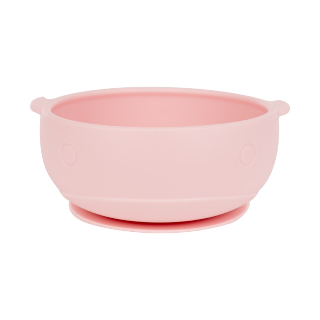 Kikka Boo Μπωλ Σιλικόνης Whale Pink