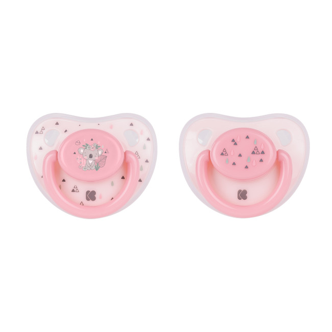 Kikka Boo Πιπίλες 2 τμχ. 6-18 μηνών Savanna Pink