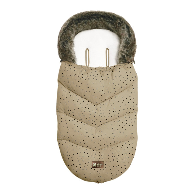 Kikka Boo Ποδόσακος Luxury Fur Dots Beige