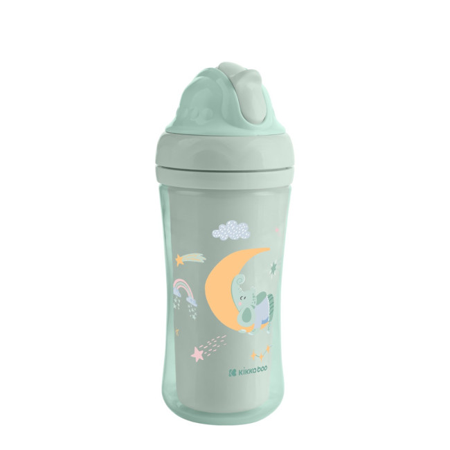 Kikka Boo PP Παιδικό Ποτήρι Με Καλαμάκι 220ml Moony Me Mint