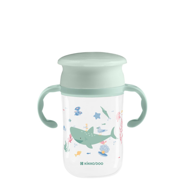 Kikka Boo Εκπαιδευτικό Ποτηράκι 360° 300ml Deep Sea Mint
