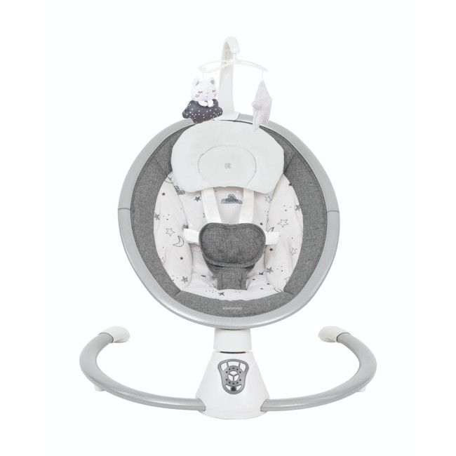 Kikka Boo Ηλεκτρικό Ρηλάξ Μωρού Με Μουσική Έως 9kg Twiddle Grey 2023