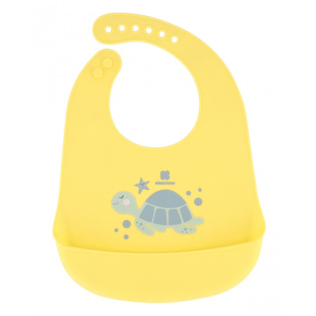 Kikka Boo Σαλιάρα Σιλικόνης Sea World Turtle