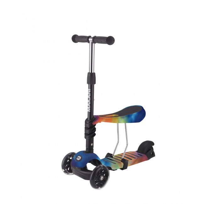 Kikka Boo Makani Scooter 3σε1 Ride And Skate Rainbow