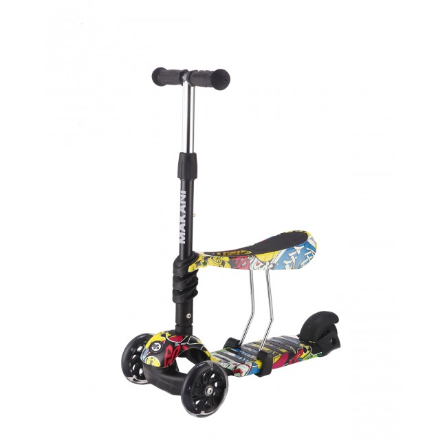 Kikka Boo Makani Scooter 3σε1 Ride And Skate Train