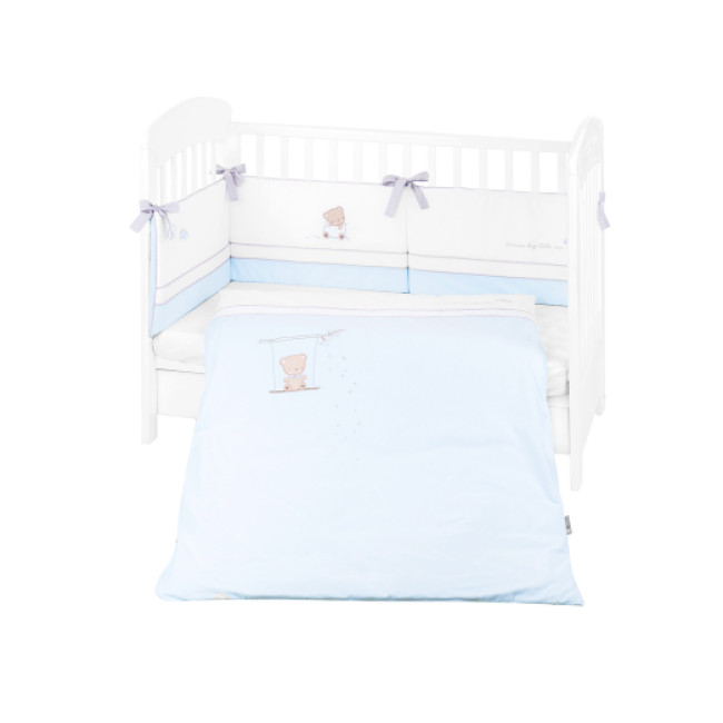 Kikka Boo Σετ Κούνιας 2τμχ. 70x140 Dream Big Blue