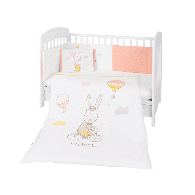 Kikka Boo Σετ Κούνιας 6τμχ. 60x120cm Rabbits In Love