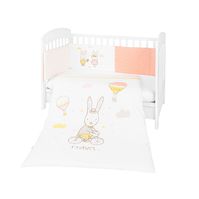 Kikka Boo Σετ Κούνιας 3 τμχ. 60x120cm Rabbits in Love