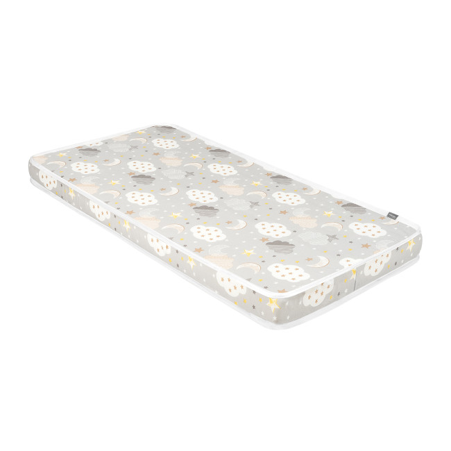 Kikka Boo Στρώμα Κούνιας Fantasia 70?140?9cm Clouds Grey
