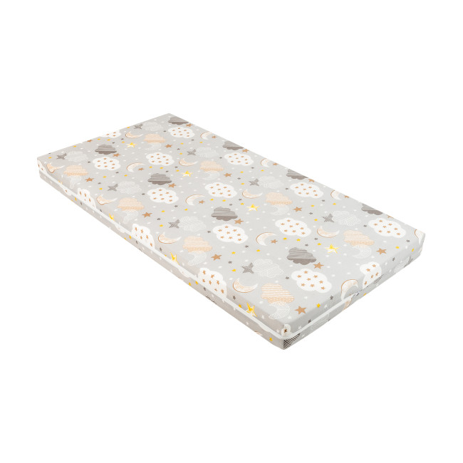 Kikka Boo Στρώμα Κούνιας Fantasia Plus 60?120?6cm Clouds Grey