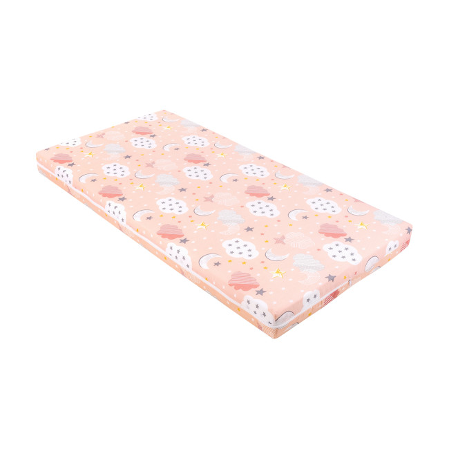 Kikka Boo Στρώμα Κούνιας Fantasia Plus 70?140x8?m Clouds Peach