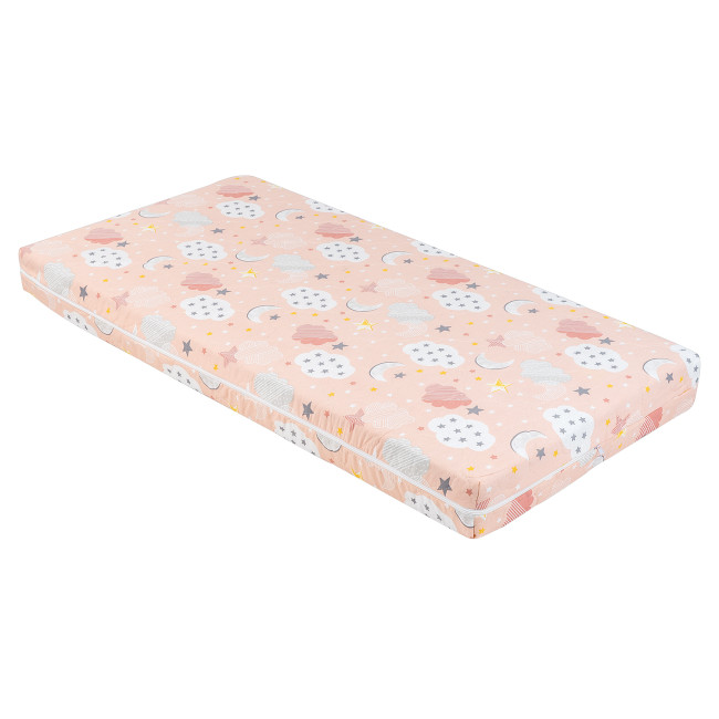 Kikka Boo Στρώμα Κούνιας Siesta 60x120x10cm Clouds Peach