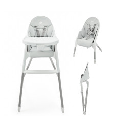 Kinderkraft Καρέκλα Φαγητού Dinnly Grey