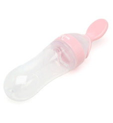 Kiokids Τροφοδότης Πολτοποιημένης Τροφής 4+Μ 90ml Ροζ