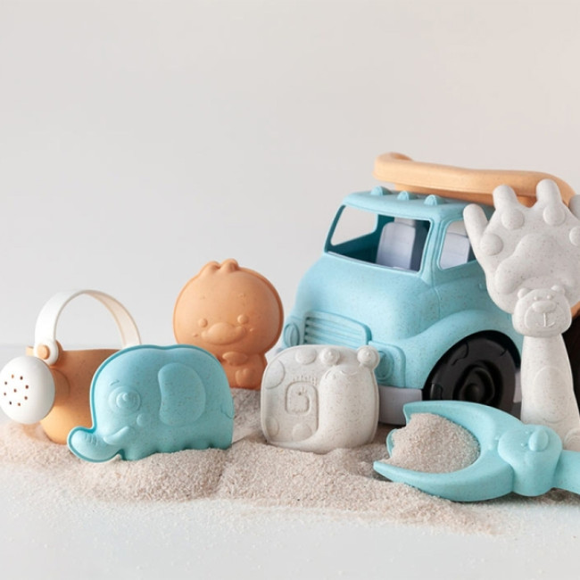 Kiokids Σετ Κουβαδάκια Παραλίας Βιοδιασπώμενα Truck 7τμχ. Kiokids Σετ Κουβαδάκια Παραλίας Βιοδιασπώμενα Truck 7τμχ.