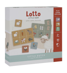 Little Dutch Επιτραπέζιο Παιχνίδι Παρατηρητικότητας Lotto Little Farm