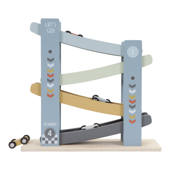 Little Dutch Ξύλινη Πίστα Αγώνων με Αυτοκινητάκια Cars FSC