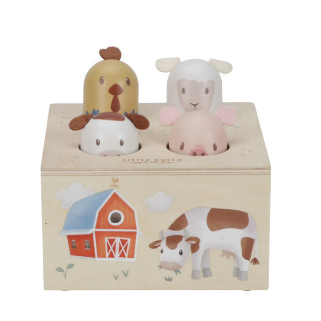 Little Dutch Εκπαιδευτικό Παιχνίδι pop-up Little Farm