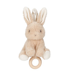 Little Dutch Υφασμάτινο Μουσικό Κουνελάκι Baby Bunny