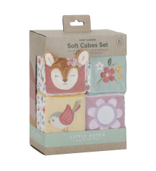 Little Dutch Σετ Παιχνιδιού Με Υφασμάτινους Κύβους Fairy Garden
