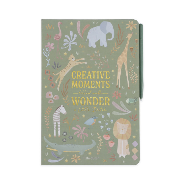 Little Dutch Tablet Ζωγραφικής Safari Friends Πράσινο