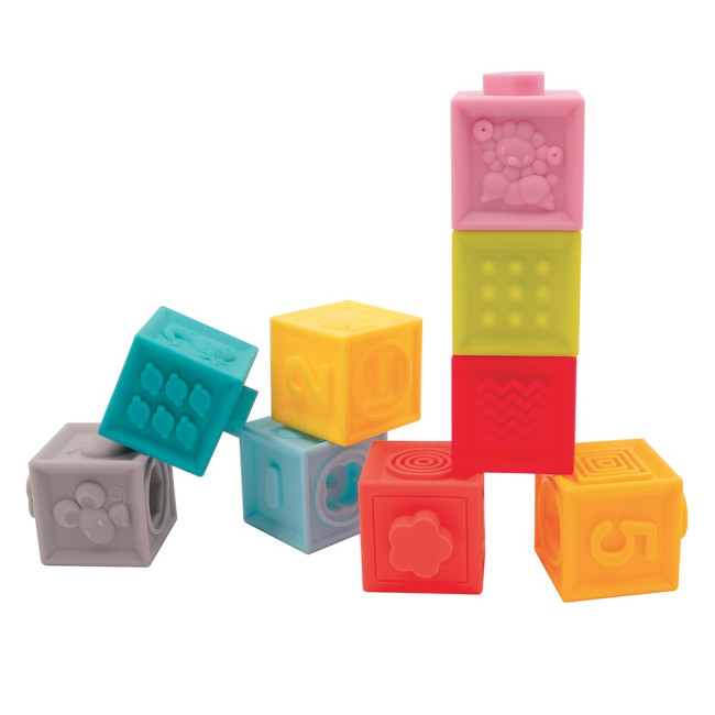 Ludi Εκπαιδευτικό Παιχνίδι Πλαστικοί Κύβοι για 10+ μηνών