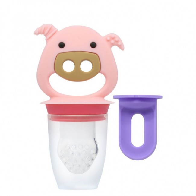 Marcus&Marcus Αυτοτροφοδότης Σιλικόνης 3 σε 1 Self Feeder N Pop 6m+ Γουρουνάκι